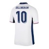 Maillot de Supporter Angleterre Bellingham 10 Domicile Euro 2024 Pour Homme